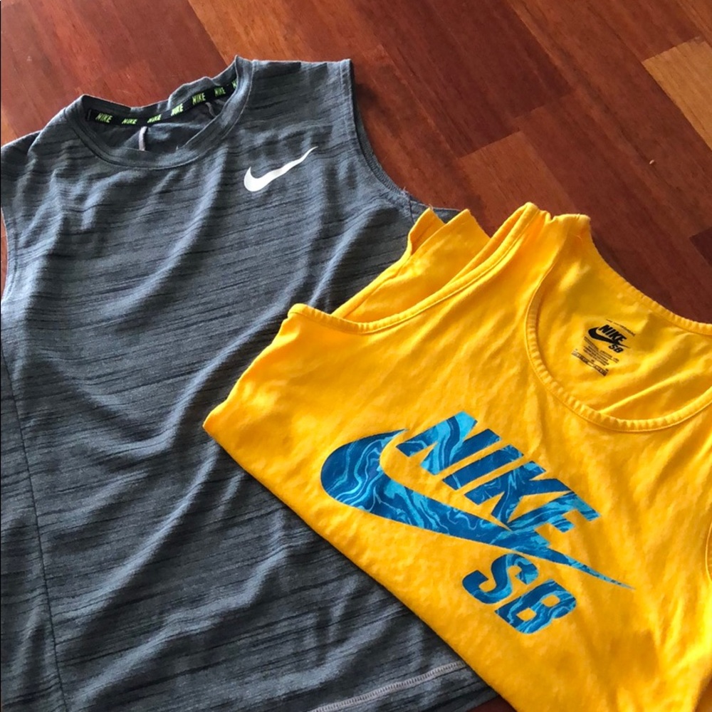 Nike boys tanks